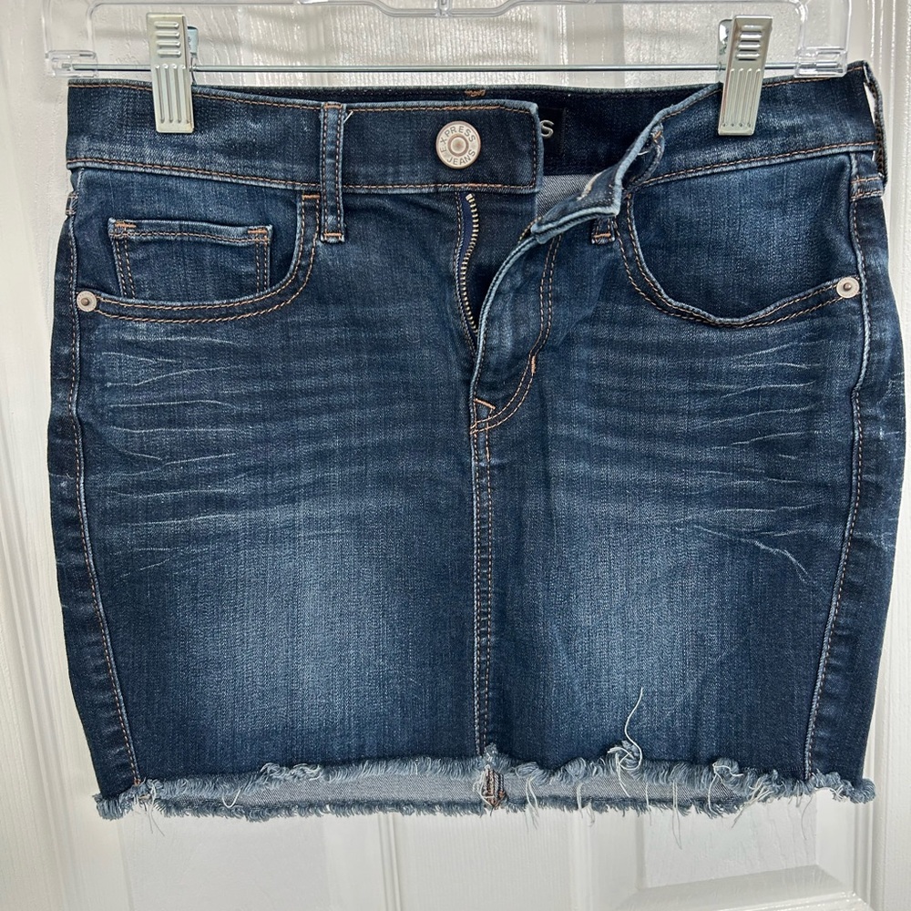 Denim Mini Skirt